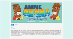 Desktop Screenshot of animeohana.com