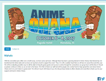 Tablet Screenshot of animeohana.com